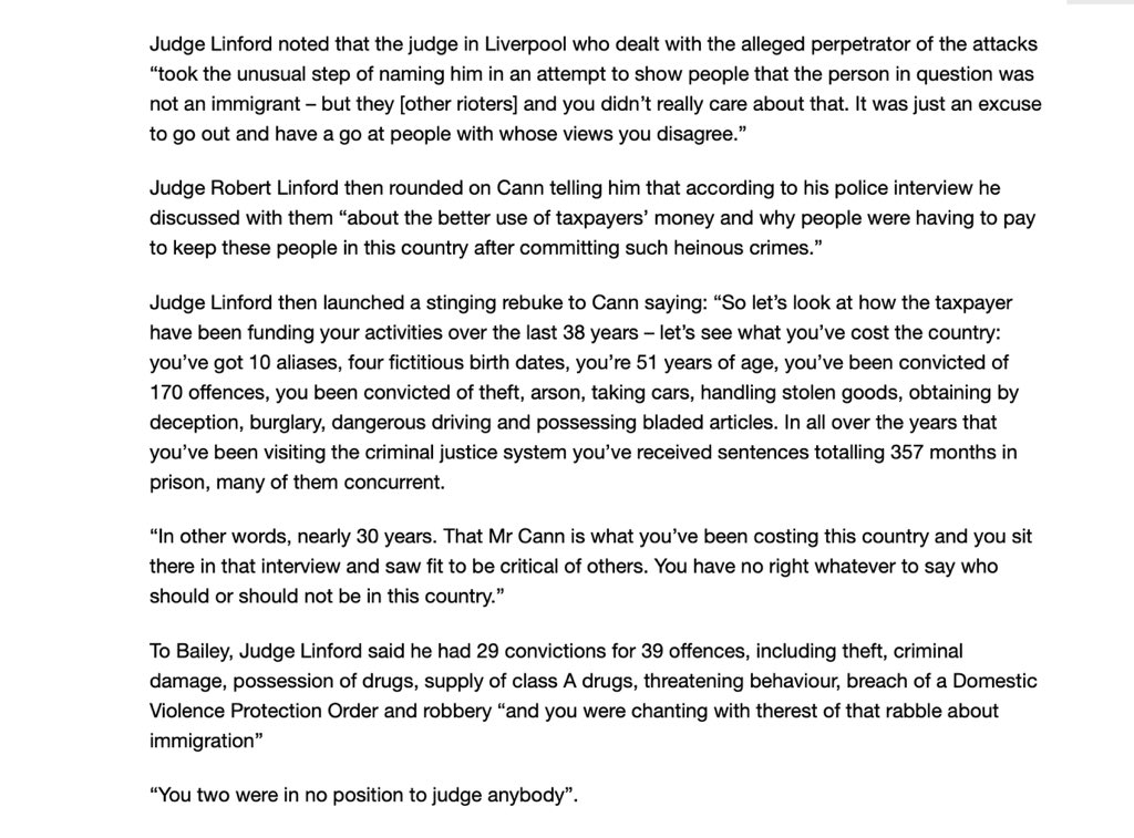 When Judges say what they truly think (less often than they should imho).