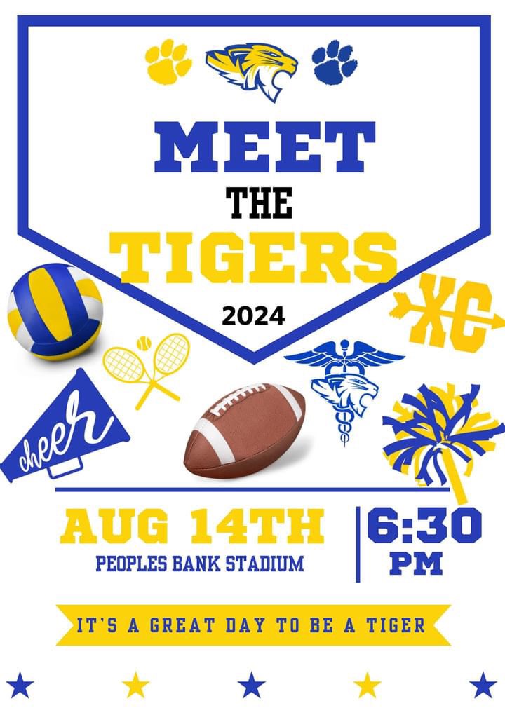 Twenty four hours out, everyone come out and support your 2024-25 Tigers!
