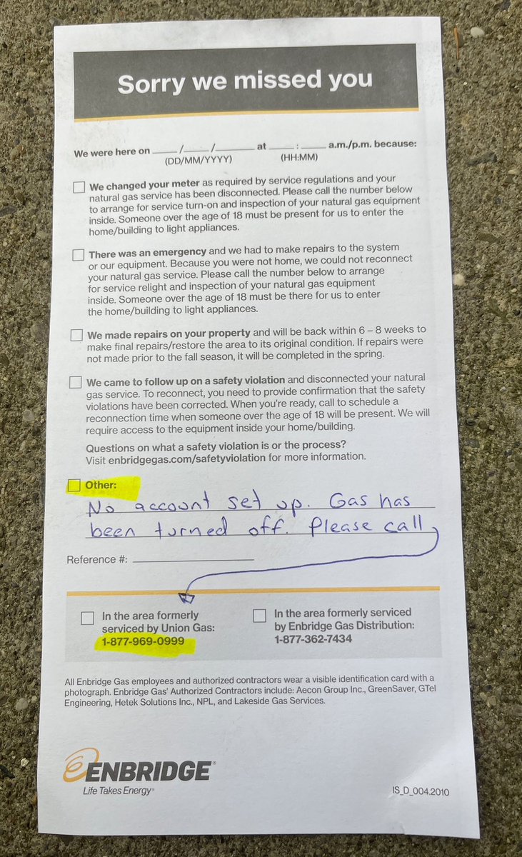 TsCreativePhoto's tweet photo. Surprise! Surprise! Did you know that ANYONE can close your @enbridgegas account without your authorization?! @CTV @CHCHTV @CP24 @CBCHamilton @OntEnergyBoard https://t.co/wNCuPTbjtQ