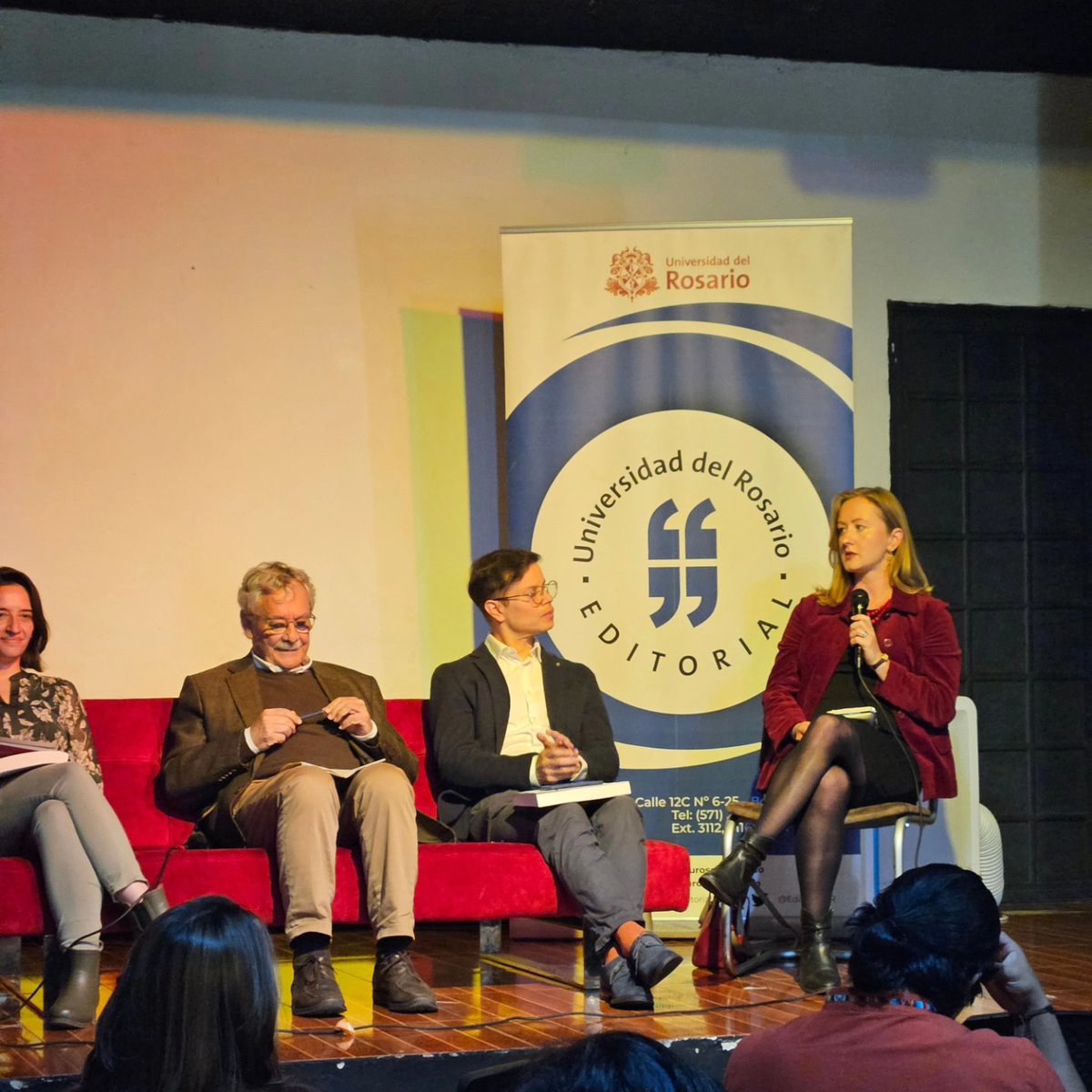Presentación de libro: La cara de la paz: Gobierno, pedagogía de paz y desinformación en Colombia en @letiende_parkway #LeeURosario