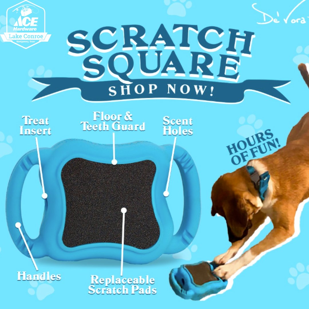 LakeConroeAce's tweet image. Introducing De'Vora Scratch Squares for Dogs! 🐾✨ These multipurpose toys keep your dog's nails filed while dispensing treats. Made from durable materials, they're designed for hours of fun and engagement. Perfect for playtime and grooming! 🐶🎉 #DeVora #ScratchSquares #DogToys