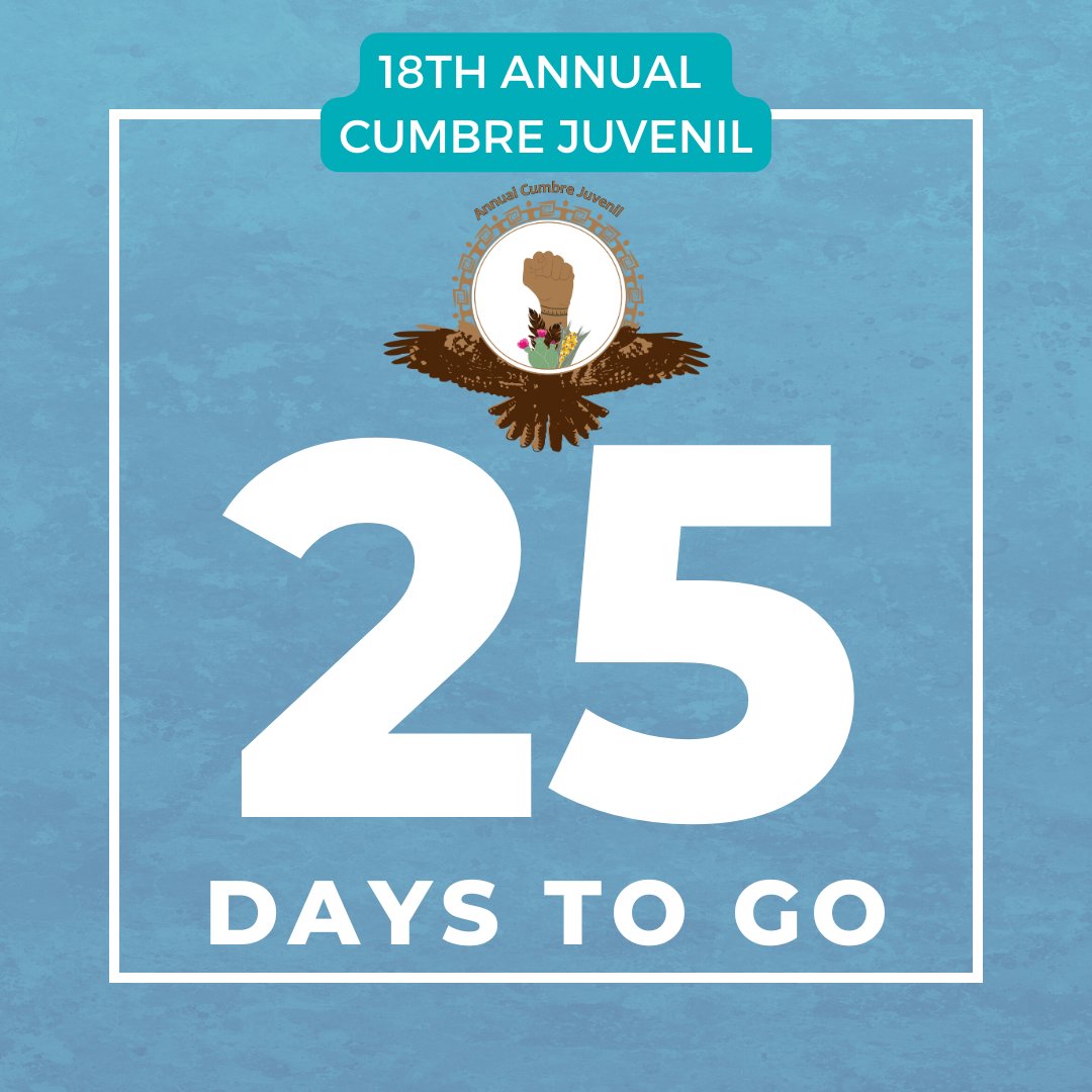 elcentroAMISTAD's tweet photo. Only 25 days left until the 18th Annual Cumbre Juvenil! 🎉 High school students, don’t miss out—register now to secure your spot!

 #boulder #bouldercolorado #amistad  #highschool #Juvenil #CumbreJuvenil #5280 #family https://t.co/PKzJBvYL3m