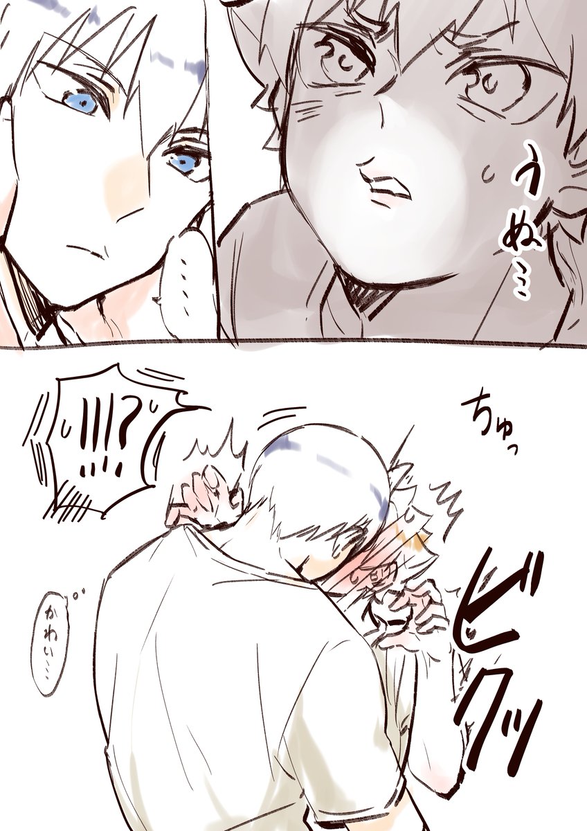 👑の顔が(悔しいけど)好きな🍊くんいいよねという影日 