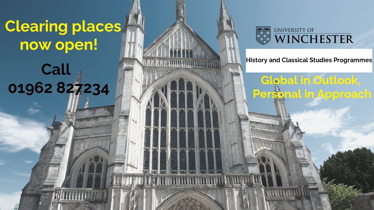 WinchesterHist's tweet image. Considering your path into uni? Ring us at 01962 827234 to talk to Nick about your future in History at Winchester! #HelloWinch #HelloClearing #Clearing #Clearing2024