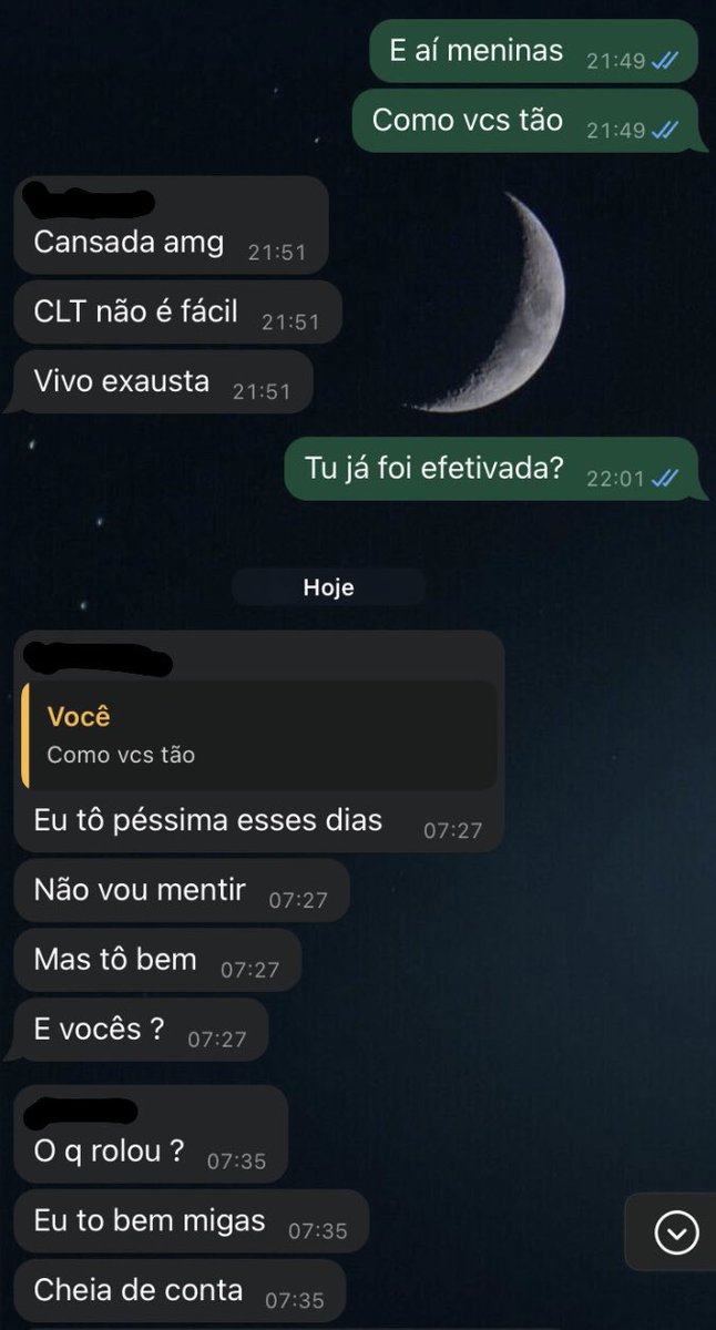 Eu inocente só queria puxar assunto