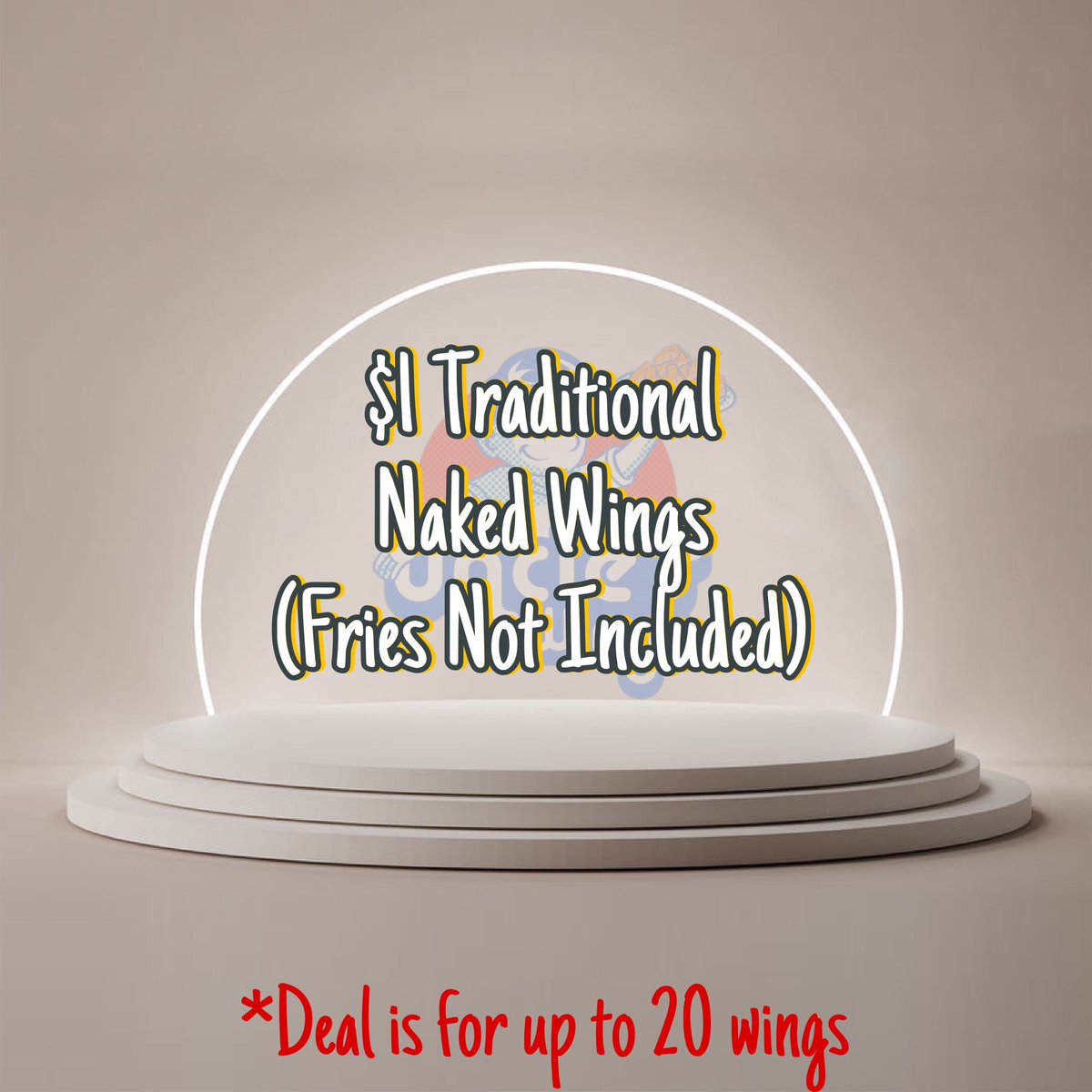 UnclesWings's tweet photo. Traditional Tuesdays are back!

These days are our busiest, so get your orders in ASAP before we eventually SELL OUT!

Get the Traditional Naked style for $1 up to 20 wings per order. 

[ Naked refers to the chicken having ZERO flour or seasonings added as breading before https://t.co/LMIDqfks1p