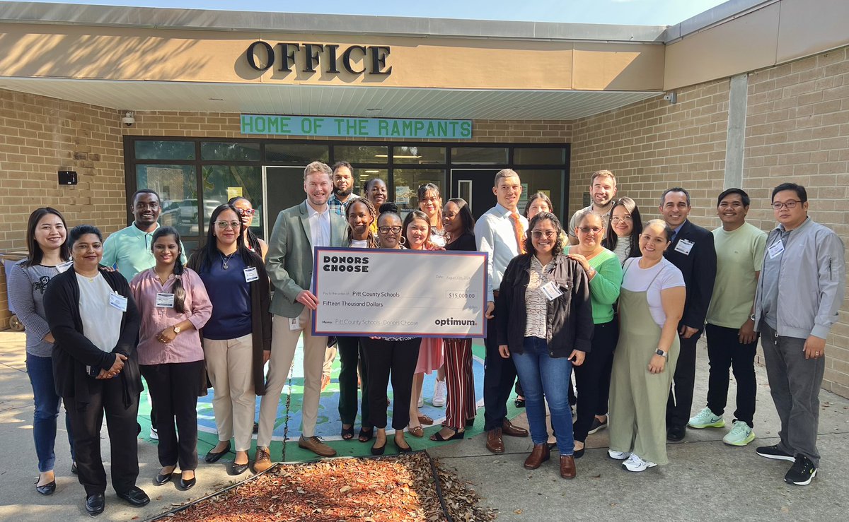 Clinton Todd (@toddtackles_) on Twitter photo A giant-sized thank you goes out to Mr. Darian Smith and <a href="/optimum/">Optimum</a> for their generous <a href="/DonorsChoose/">DonorsChoose</a> contribution to our <a href="/PCS_NC/">Pitt County Schools</a> International Teachers as they prepare classrooms for our students’ success! We appreciate you for supporting our schools and prioritizing education! A giant-sized thank you goes out to Mr. Darian Smith and <a href="/optimum/">Optimum</a> for their generous <a href="/DonorsChoose/">DonorsChoose</a> contribution to our <a href="/PCS_NC/">Pitt County Schools</a> International Teachers as they prepare classrooms for our students’ success! We appreciate you for supporting our schools and prioritizing education!