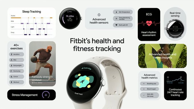 Google has introduced the Pixel Watch 3.

📌 The model, said to have the most accurate heart rate monitoring system, also allows you to control security cameras and answer calls.

#Google #PixelWatch