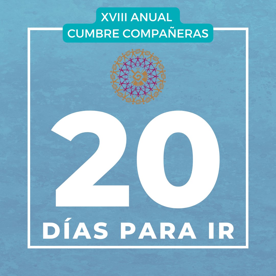 elcentroAMISTAD's tweet photo. ¡Faltan sólo 20 días para la XVIII Cumbre Anual Compañeras! 🌟 Reserva tu lugar ahora, ¡no te lo pierdas!

#CumbreCompañeras #CuentaRegresiva #RegístrateAhora #amistad #boulder #colorado #colorado #bouldercolorado #Compañeras #amistad #AnnualCumbre https://t.co/CWdkwIFmmw