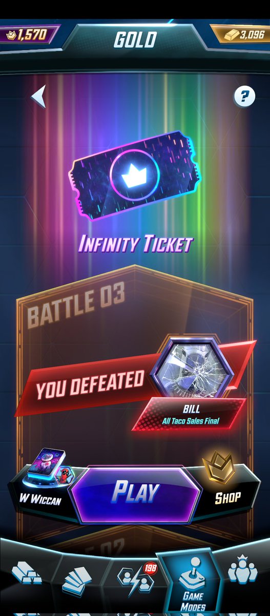 Just ran this list for a quick 3-0 infinite ticket. 

W cooks are ALWAYS legit.