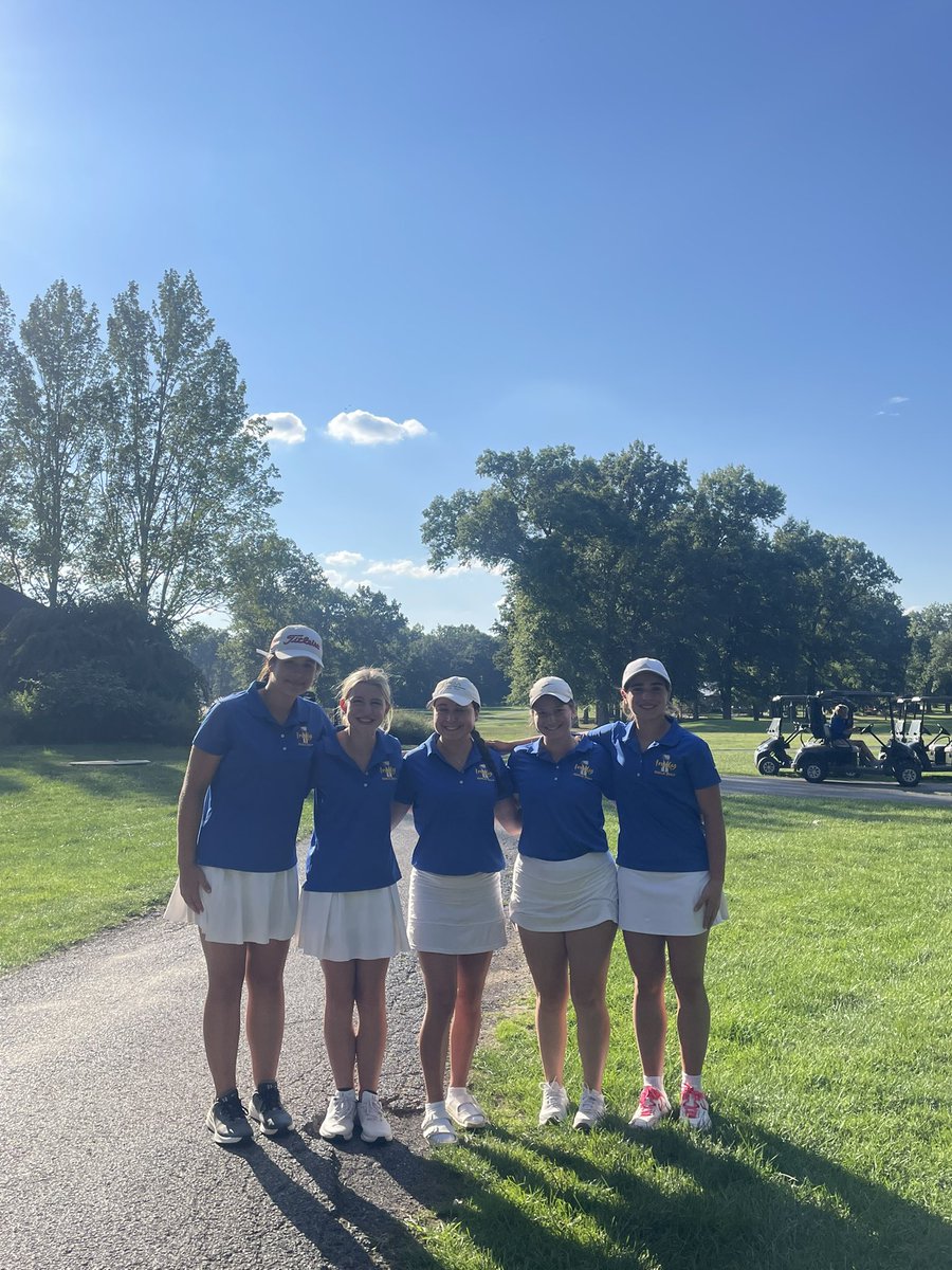 We played in the Canfield Invitational today at Mill Creek golf course! Macey finished with a PR of 79!! Maria shot a 93, Abbey carded a 107, and Maddie and Jamie tied with a 128!