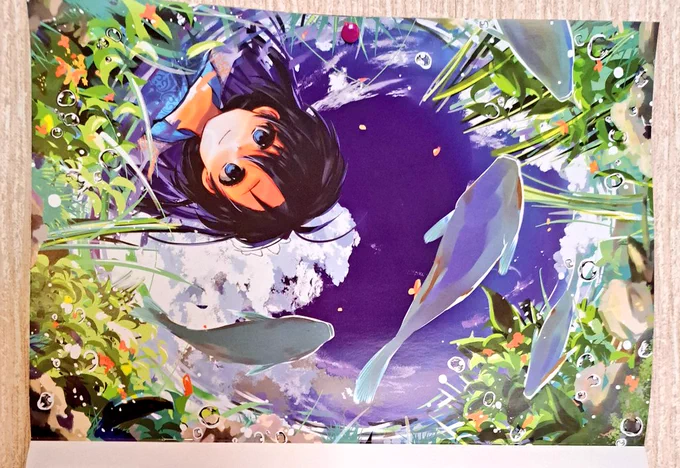 8月のジーンカレンダーは稀色の仮面後宮!絶対今夏も暑いだろうから涼を感じる絵にしようと思いながら描きました全2巻好評発売中です! 