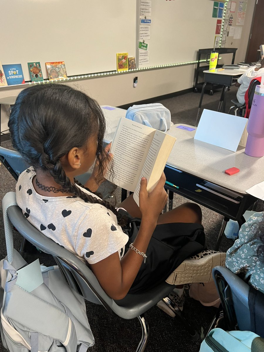 Today we worked on building stamina for independent reading.
