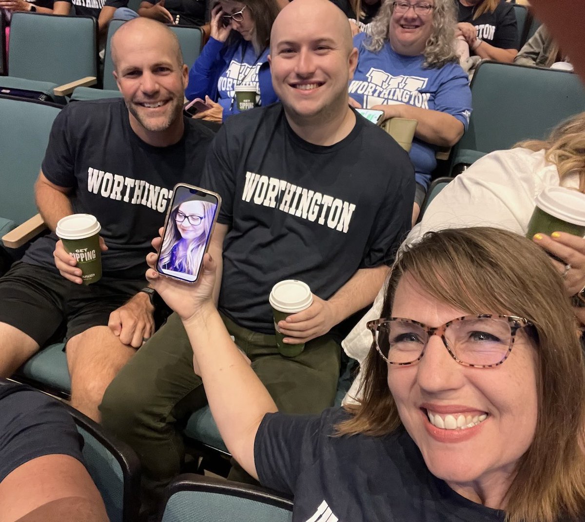 WoEstatesMusic's tweet photo. ‘Twas the night before school! Excited to start year 26 w/ the best staff ❤️ #bestyearyet #itsworthit @WESOwls https://t.co/zvQ4qapgXn