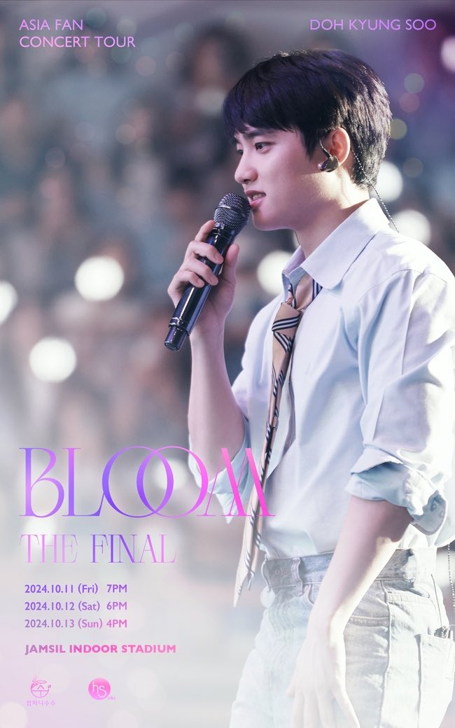 Doh Kyungsoo to hold an encore fan concert in Seoul in October

Doh Kyungsoo will hold the Asian fan concert "BLOOM THE FINAL" at Jamsil Indoor Gymnasium in Seoul for a total of three days from October 11-13.

🔗naver.me/5PVJeyT5
🔗naver.me/IItmVlcS