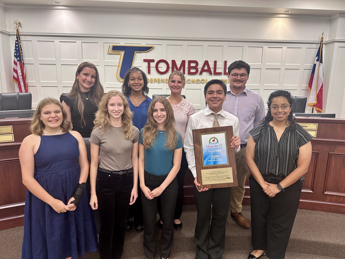 TomballISD's tweet photo. @TISDTMHS @TISDCPJHS @FineArtsTomball Shoutout to @TISDCPJHS Orchestra for being selected to represent @TomballISD at the prestigious 2024 Music for All National Festival in Indianapolis. #DestinationExcellence https://t.co/VQ2tKdYXi1