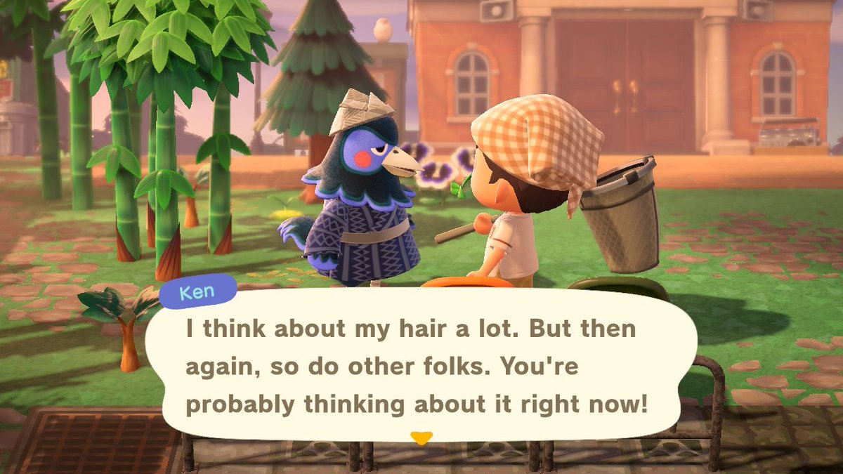 markwars1972's tweet photo. Okay...you be you, Ken. 🥴 

#ACNH #AnimalCrossing #NintendoSwitchOnline https://t.co/mZF9aQjBAc