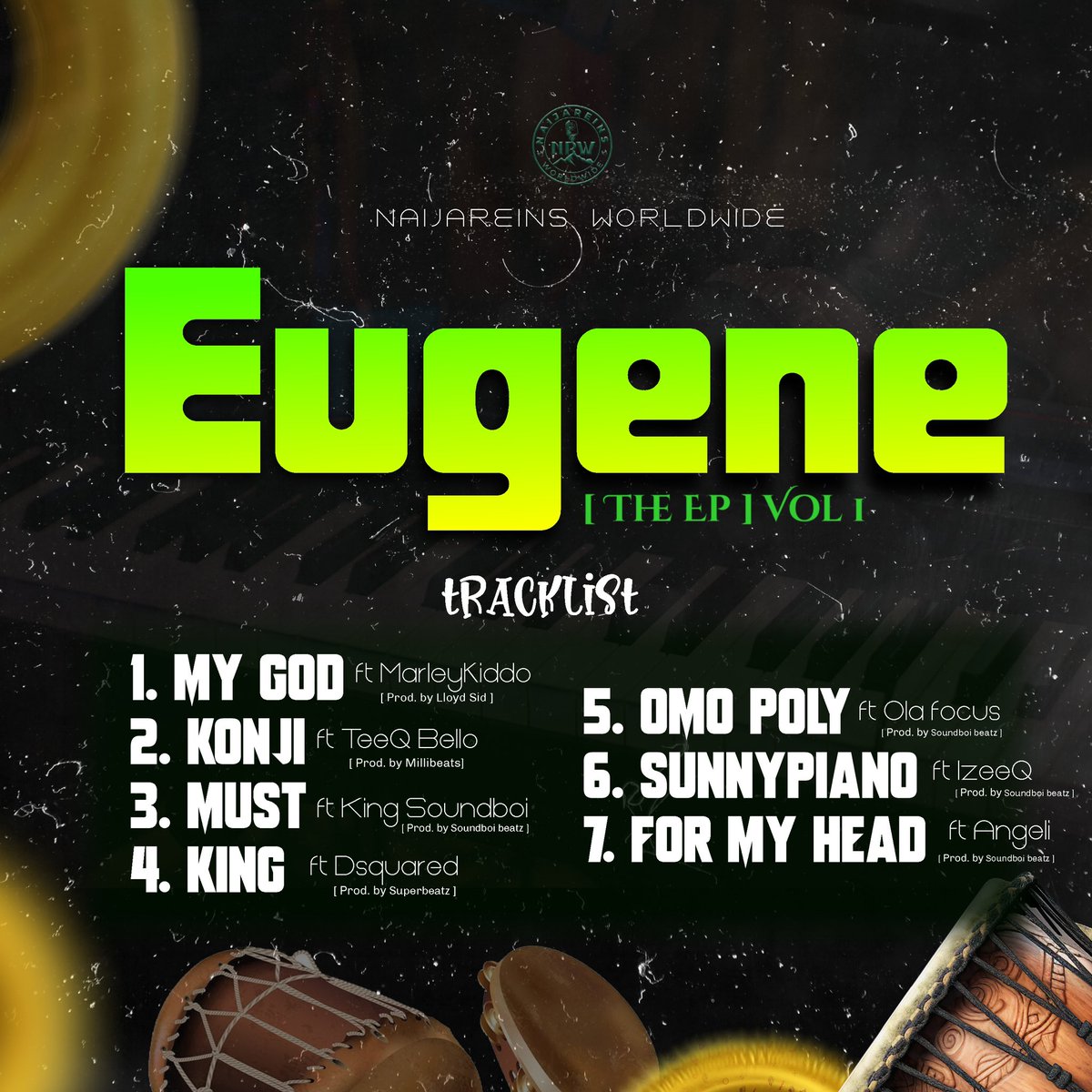 BLESSEDADETAYO's tweet photo. EUGENE ( The Ep ) Tracklist
___________
We feast 🔥🔥
23rd This Month

Presave link in 👇🏻 

https://t.co/zZVWgD2UuP https://t.co/ZN2wdxiWTK
