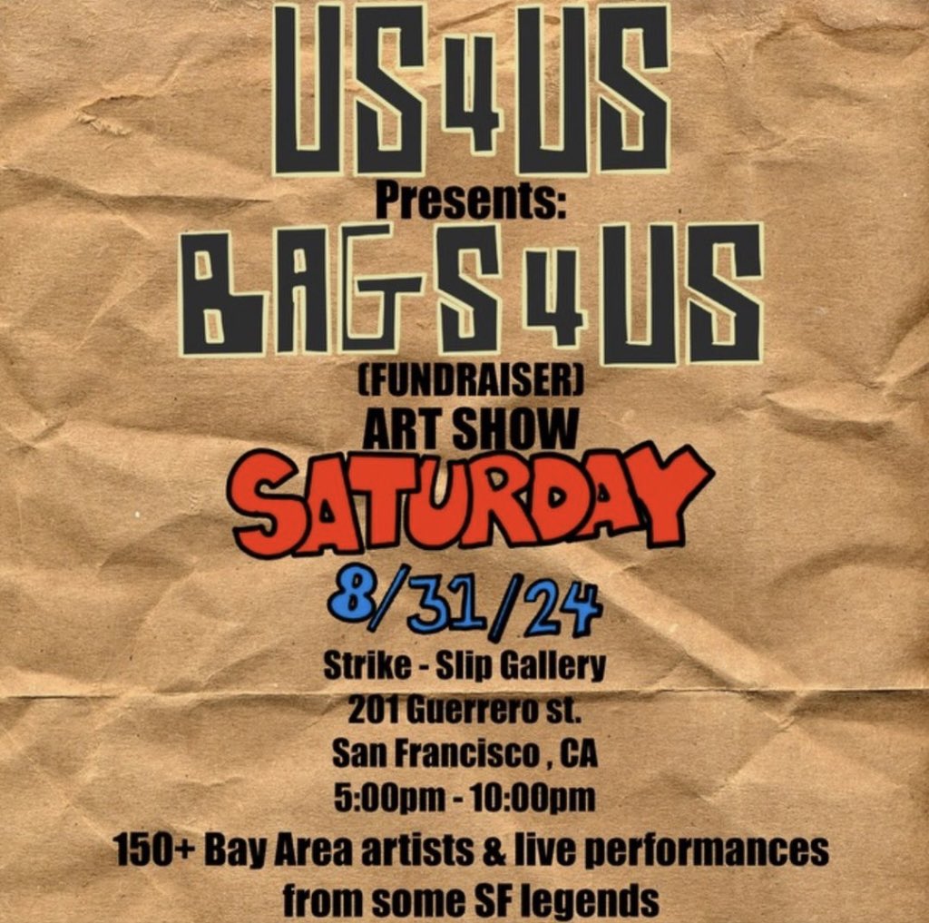 Support Bay Area artists August 31st!
