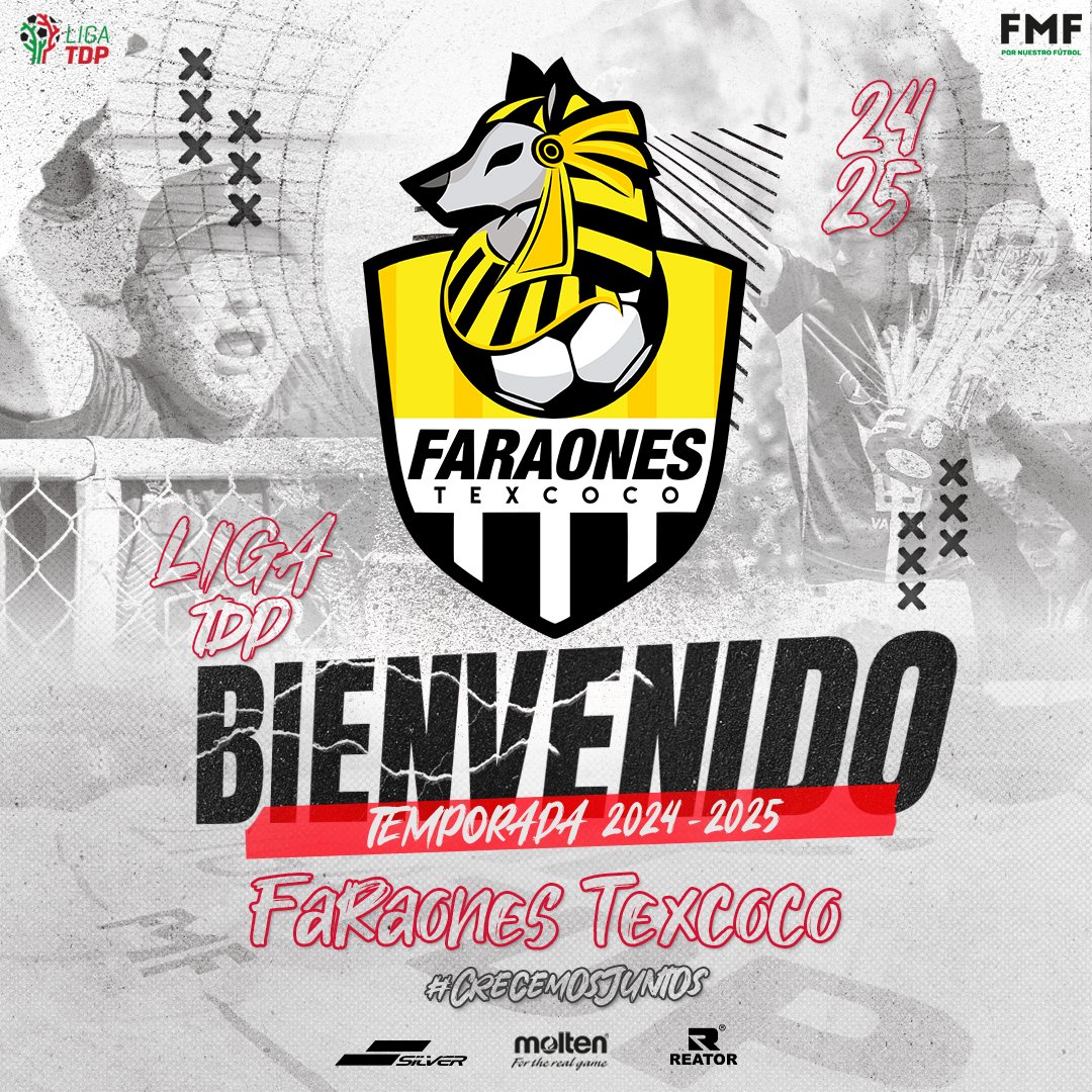 ¡ES LIGA TDP! 😎🇲🇽

Ahora Club Filial, pero campeón de la Zona A en la Temporada 23-24.... ¡Bienvenido a casa <a href="/faraonestexcoco/">@faraonestexcoco</a>! 🥳🤩