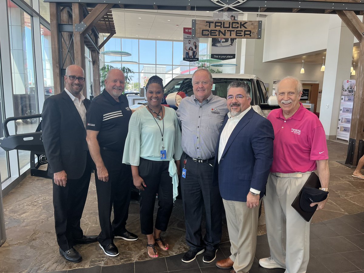 Thank you <a href="/Toyota/">Toyota USA</a> in Irving for partnering with <a href="/IrvingISD/">Irving ISD</a> to enhance athletic experiences for our <a href="/MacArthurCards/">MacArthur HS</a> <a href="/IrvingHigh/">Irving High School</a> <a href="/NimitzVikings/">Nimitz High School</a>! ❤️💙💛