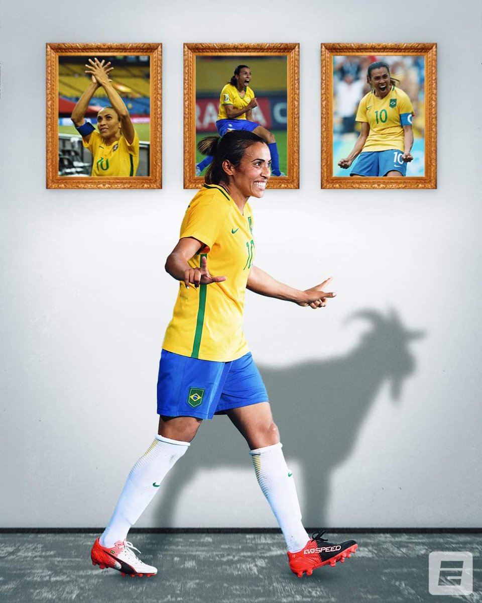 LozaAbera's tweet image. Marta Vieira da Silva - 7x FIFA World Player of the Year and legendary icon of women's football. Her skill, leadership, and advocacy have changed the game forever. A true trailblazer. Thank you so much and much respect, @martavieiras10  #MartaLegacy #SportsIcon