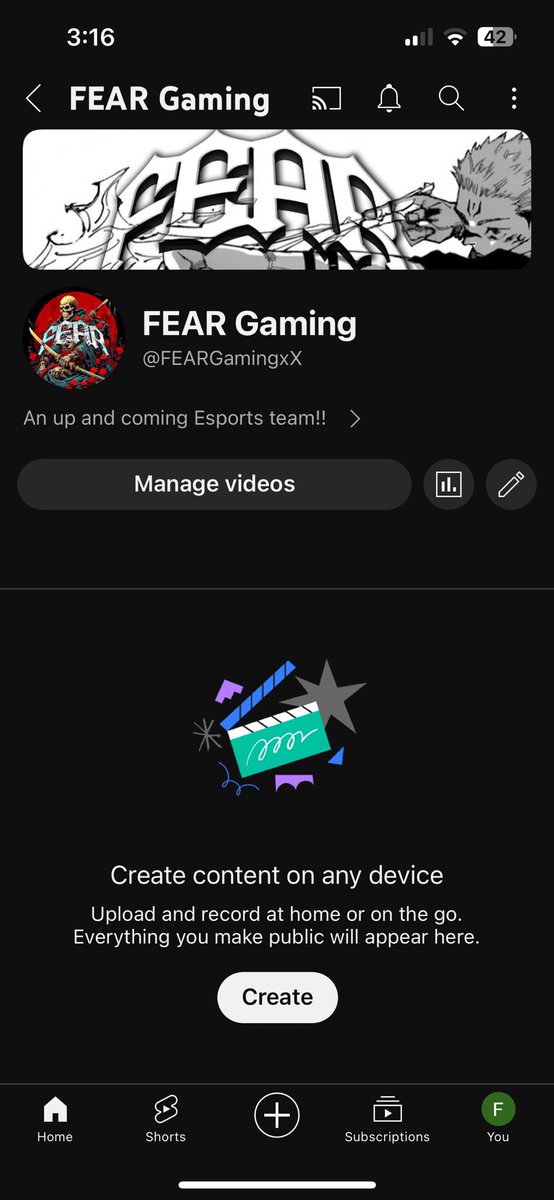 FEARGamingx's tweet photo. FEAR Gaming YouTube up now !! Content coming very soon!

https://t.co/QTZGFCQSzp 

Come give us a follow! https://t.co/n0jnxoZeM9