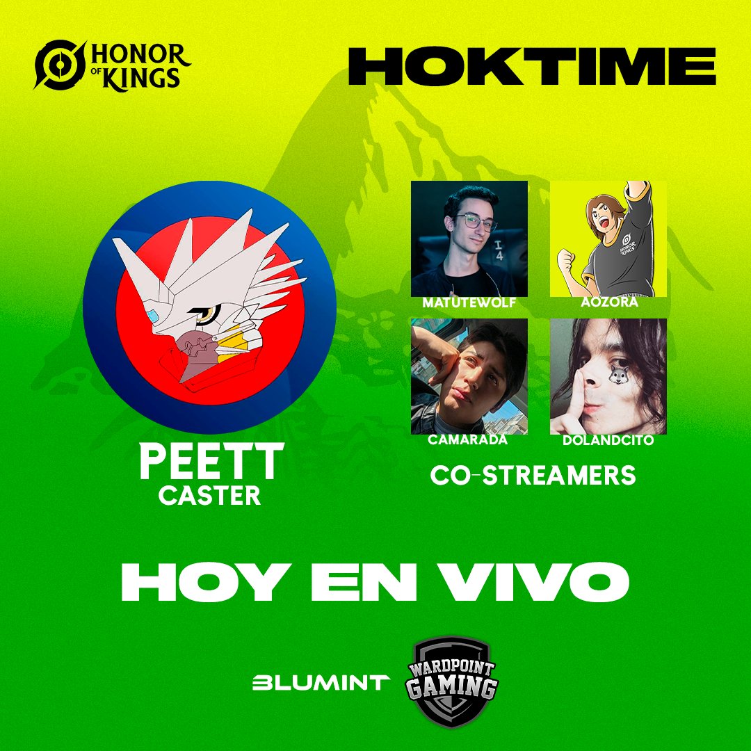 v_Modular_'s tweet image. #Honorofkings 🔥

Presentamos a nuestros talentos en cámara, que estarán acompañándonos en el evento de #HokTime ⚡

🎙@Peett25
🎙@MatuteWolf
🎙#erickcr_a 
🎙#aozora_hok 

📺 Transmisión por Blumint !

¡¡Les esperamos!!

Gracias a:
@BluMint_es

#hok #honorofkings #moba #casters