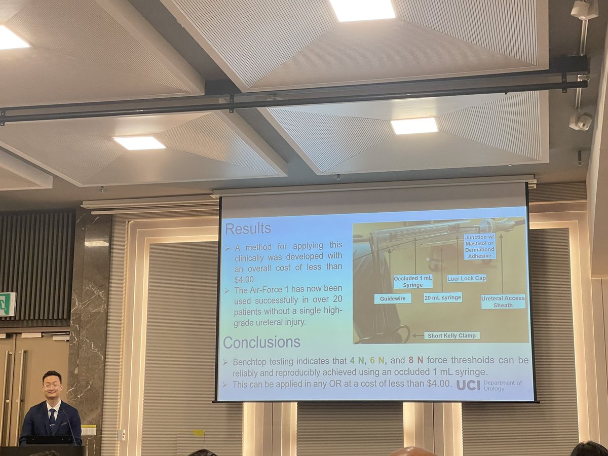 Roshan Patel, MD (@roshanpatel_md) on Twitter photo Make a UCI Air Force One to never split a ureter again when placing a ureteral access sheath. <a href="/b_gao/">Bruce Gao</a> <a href="/UCI_Urology/">UCI Urology</a> <a href="/UCIKidneyStone/">UCI Kidney Stone Center</a> #WCET24 Make a UCI Air Force One to never split a ureter again when placing a ureteral access sheath. <a href="/b_gao/">Bruce Gao</a> <a href="/UCI_Urology/">UCI Urology</a> <a href="/UCIKidneyStone/">UCI Kidney Stone Center</a> #WCET24