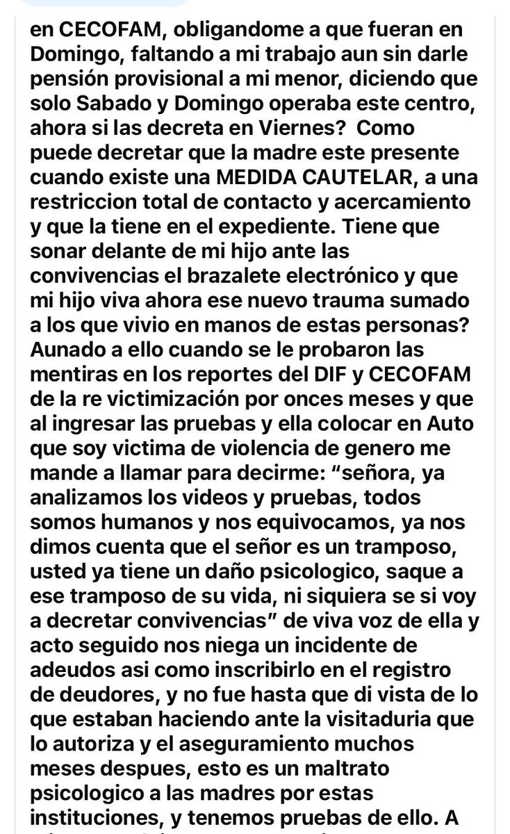 FNM_QRoo's tweet photo. Jueces de #QRoo siguen obligando a las madres a que lleven a sus hij@s abus$&amp;dos o violentados a convivencias de no hacerlo solicitan arresto. 
Los agresores pueden seguir violentando porque los  jueces lo permiten.  Ponen a los niños en peligro ñ. @MaraLezama @FGEQuintanaRoo https://t.co/cxSXo3w8Fz