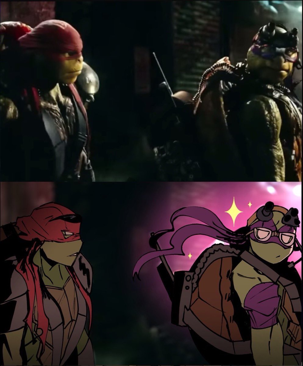 ommahertz's tweet image. “he's technical genius who is technically a genius” 🧠💥 

#tmnt bayverse/2014