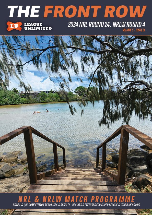 ⚠️ OUT NOW 🚨

The Round 24 #NRL and Round 4 #NRLW match programme has dropped

Read or download THE FRONT ROW free, online now: bit.ly/FrontRowMag