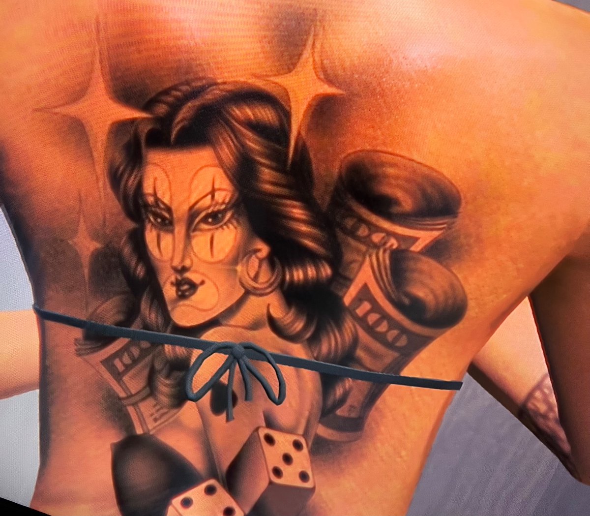 antjohnson___'s tweet photo. @gottmik  this you on my GTA character’s tattoo? ❤️‍🔥😂 https://t.co/dL5GfCx1q1