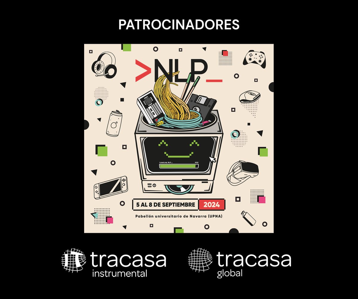 ¡Es una alegría apoyar un año más el desarrollo de la #tecnología y la #informática en nuestra tierra y formar parte de la #NavarraLANParty! ¡Del 5 al 8 de septiembre en el pabellón de la #UPNA! #NLP5 #NLP Toda la info en: navarralanparty.org