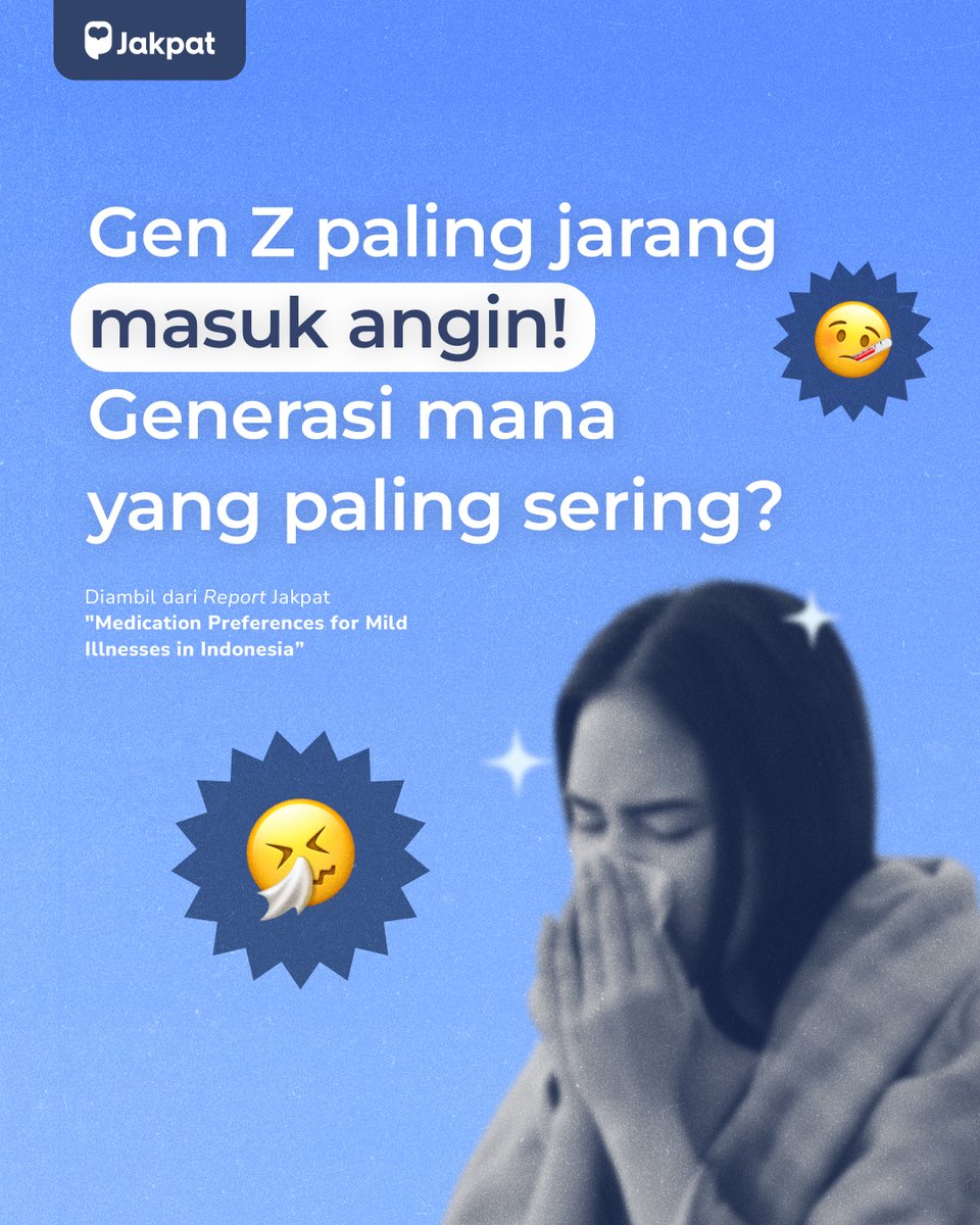 JakpatApp's tweet photo. Obat pilihanmu masuk gak nih? Coba mention obat andalan kamu saat sakit di kolom komentar! 💬👇 https://t.co/mT1k52mQ7O