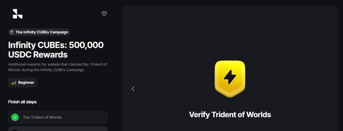 GACryptoO's tweet photo. 💠 Claim USDC Rewards From Layer3

👉 If you hold the Trident of Worlds NFT, you are eligible to claim 6.9 USDC.

‼️ Hurry! Its a FCFS
👀 Only 60K+ Slots Left

🔗 Go Here: https://t.co/Nm4Pbp7Q1j

ℹ️ Check Previous Post:
https://t.co/8Pv8bhIaFE

🩷🔁 to spread the words 🚀 https://t.co/LpXLbInxdl