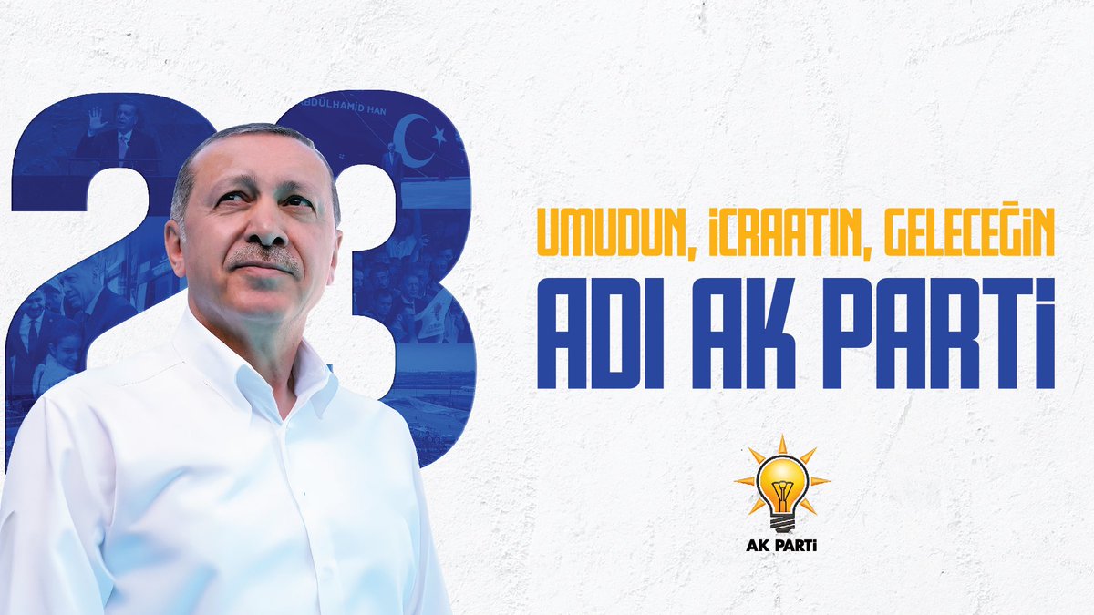 Cumhurbaşkanımız <a href="/RTErdogan/">Recep Tayyip Erdoğan</a> liderliğinde; yeniliklerin öncüsü olan, ülkemizin ve milletimizin makus talihini yenmesini sağlayan, sadece bugün için değil, Türkiye’nin gelecek hedefleri için de çalışan ve bu yolda artık çeyrek asırlık bir çınar haline gelen AK Parti’mizin