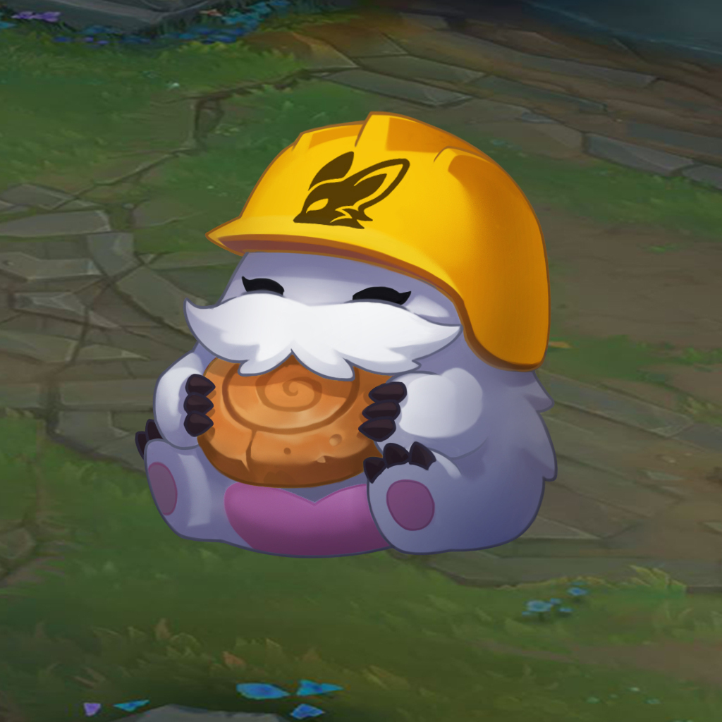BNKFEARXLoL's tweet image. Poro + safety helmet = YUMMY😋