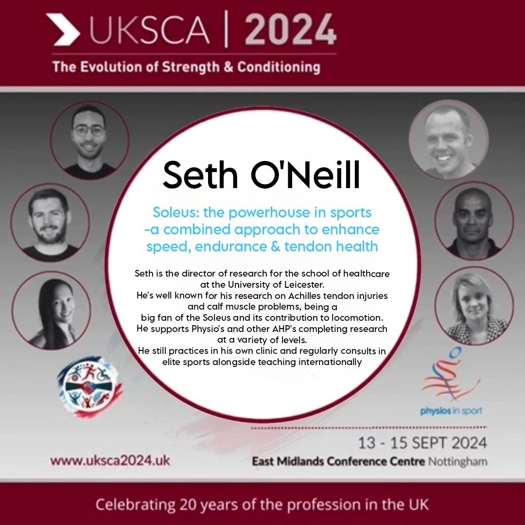 Live on Friday 13th Sept...

<a href="/Seth0Neill/">Achilles Tendons</a> 
Soleus: the powerhouse in sports-a combined approach to enhance speed, endurance &amp; tendon health

Get your ticket here:
bit.ly/Conference24ti…

Microsite:
bit.ly/m/Physiosinspo…

Weekend <a href="/UKSCA/">UKSCA</a> tickets:
bit.ly/UKSCAtickets