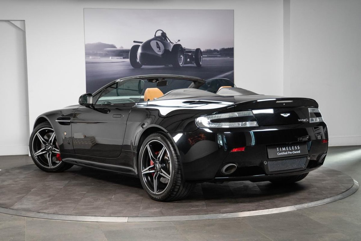 HWM_AstonMartin's tweet photo. From the final era of VH Vantage S, this Roadster has a classic Onyx Black with Oxford Tan combination.
With an AM Sports Exhaust as standard, you can't beat the unmistakable V8 Vantage bellow with the roof down!
https://t.co/0cNYnWWjnX
#AstonMartin #Vantage #HWM #roofdown https://t.co/aEERabqzyE