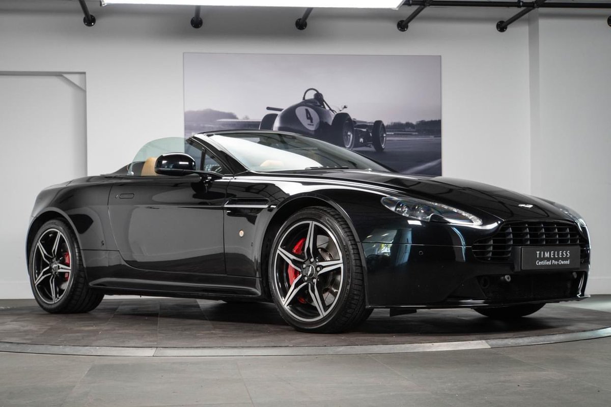 HWM_AstonMartin's tweet photo. From the final era of VH Vantage S, this Roadster has a classic Onyx Black with Oxford Tan combination.
With an AM Sports Exhaust as standard, you can't beat the unmistakable V8 Vantage bellow with the roof down!
https://t.co/0cNYnWWjnX
#AstonMartin #Vantage #HWM #roofdown https://t.co/aEERabqzyE
