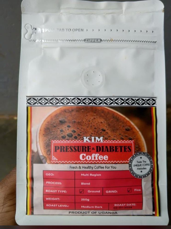 Kirabo18827460's tweet photo. KIM PRESSURE &amp; DIABETES COFFEE!

Hi Everyone 

New Innovation all the way from Uganda,the Pearl of Africa.

Are You battling with Hypertension or Diabetes.Let's give it a try with  "KIM PRESSURE &amp; DIABETES COFFEE" it regulates both.

Dm @Kim_Coffee2020 
#Kimcoffeeroastersuganda https://t.co/5P6JN9gBrk