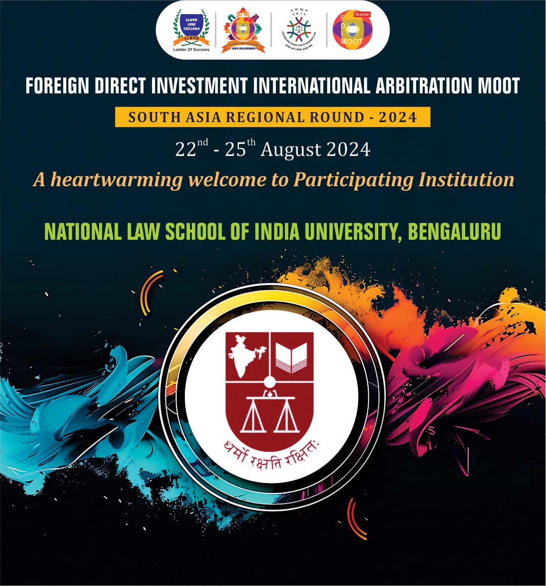 LloydCollege's tweet photo. Exciting News! 
@LloydCollege hosting the South Asia Regional Round of the FDI Moot 2024.

We welcome @NLSIUofficial @wbnujskolkata @SLSPune @hpnlu to FDI Moot 2024.

#fdimoot #moot #institutions #participants https://t.co/MTf9eLnAgy