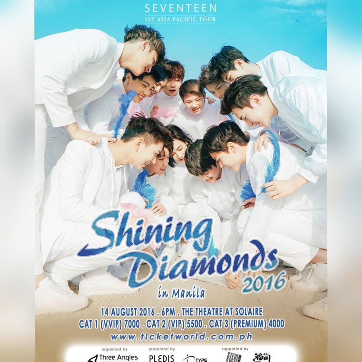 philconcerts's tweet photo. Exactly 8 years ago today, SEVENTEEN debuted on the Philippine concert stage in 'Shining Diamonds in Manila'. Were you there? https://t.co/I8osuVZfsL