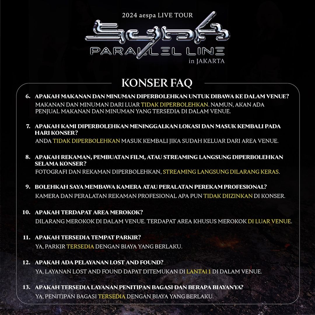 📌Surat Kuasa

Untuk penukaran E-Vouchet Tiket Konser "2024 aespa SYNK PARALLEL LINE in Jakarta" dapat membuka Link dibawah ini: 

📩docs.google.com/document/d/1fe…