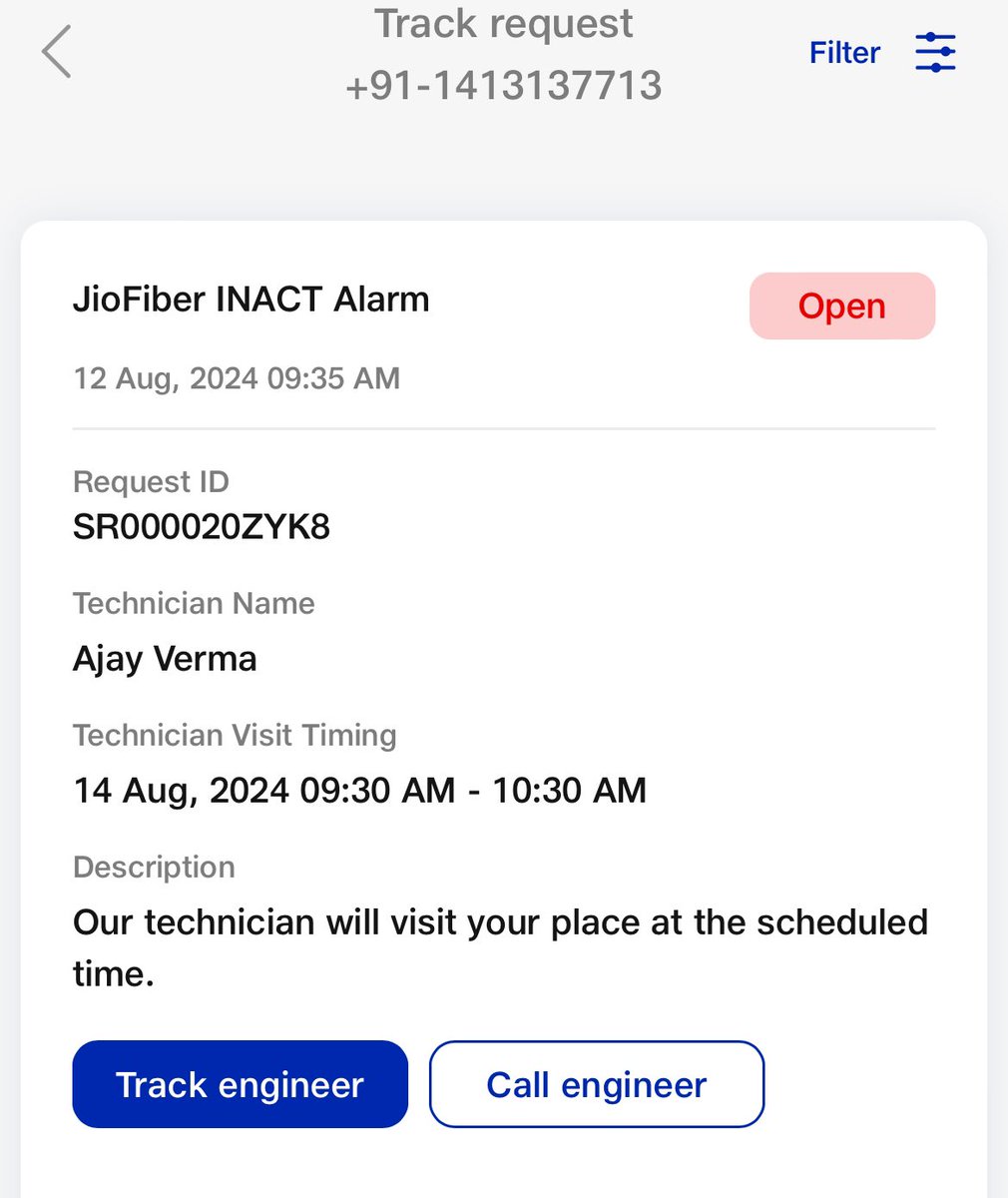 MKFunFactory1's tweet photo. Last 3 days se jio fiber nhi chal raha request bhi kar di daily date aur time change hota hai 3 din to BSNL team bhi nhi leti wah re JIO bina net k 3 din ho gye call kare to koi jawab nhi BSNL jada badiya hai JIO se 11 se net band hai 12 ko morning me request ki thi abhi tak https://t.co/ISXDkwhBdE