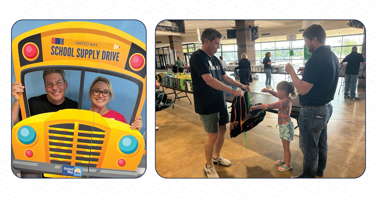 EideBaillyLLP's tweet photo. Shoutout to Chad Flanagan, Fargo Market Leader and @UnitedWayFargo's 2024 campaign chair, who recently helped set up their annual backpack and school supply drive. Open to all students K-12, this initiative reaches nearly 6,000 students in the community! ✏️🎒 #EBDoingGood https://t.co/VNBFhVx14R