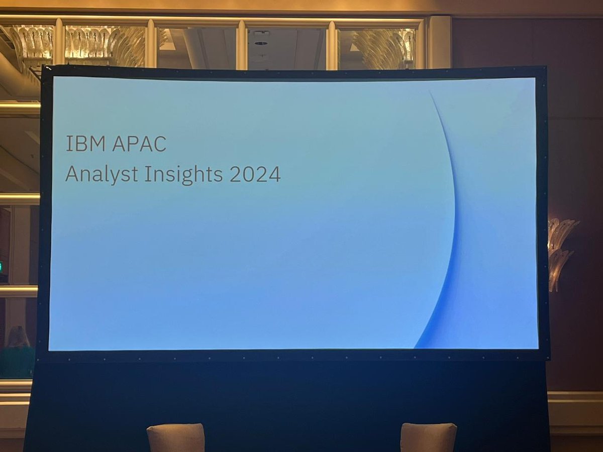 We are all set to welcome Industry Analysts today #IBMAnalystInsights2024 in Singapore. Looking forward to a day full of insightful conversations, lots of new ideas and more :) #analystrelations #IBM #AI #HybridCloud #ecosystem