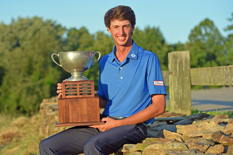 Ryan Rucinski's dream came to life. Win the Delaware Open at his former home.

The Wilmington assistant professional accomplished it with a bogey-free 66 in the final round at Fieldstone. His 9 under total was good enough for a one-shot victory.

RECAP: hubs.la/Q02Lcjqj0