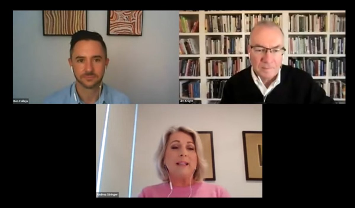 CoachJasmine's tweet photo. #WednesdayConversations
#CoachingInEducation
@bcalleja12 and @jimknight99 talk about video peer coaching - teachers working reciprocally to improve their teaching practice
https://t.co/CLOKpP9Bw9 https://t.co/TG3eEB3Xg9